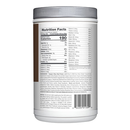Designer Wellness, Designer Whey Protein Meal Powder with Vitamins, Minerals, and Organ Designer WellnessUS supplements