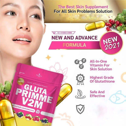 Gluta Prime Super Skin Supplement for Women Authentic 30 Capsule Gluta Prime L Alizée SpaUS supplements