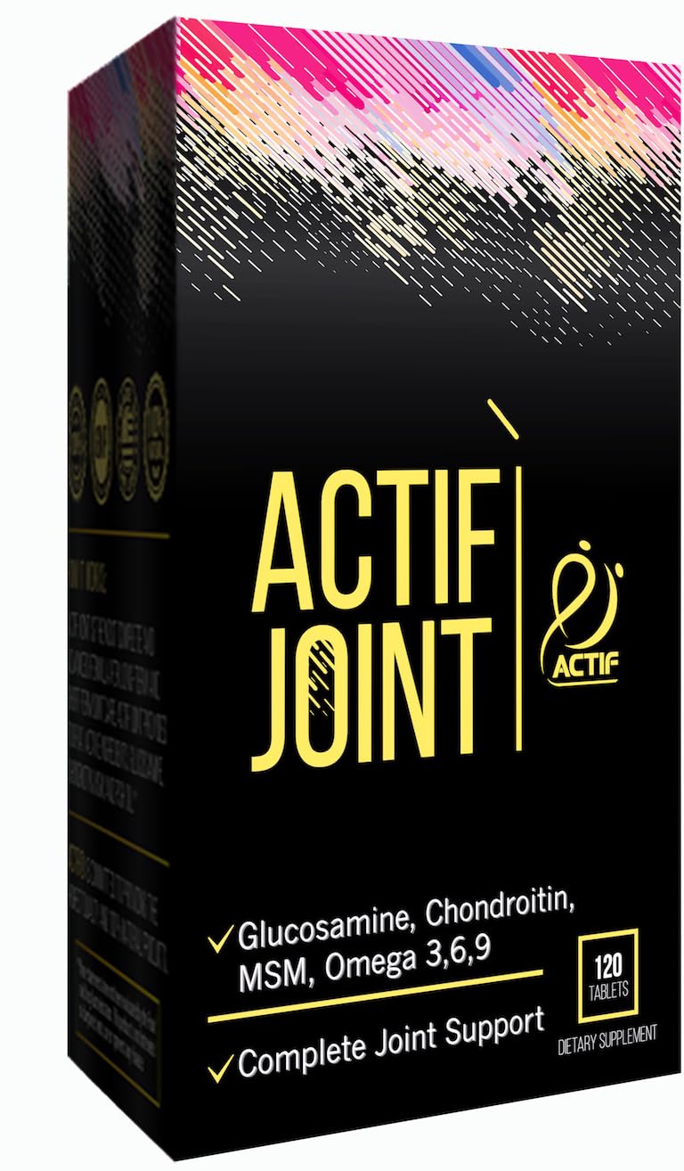Actif Joint 4-in-1 Fast Relief Maximum Strength, Clinical Formula, 120ct, Made in USA ACTIFAu supplements