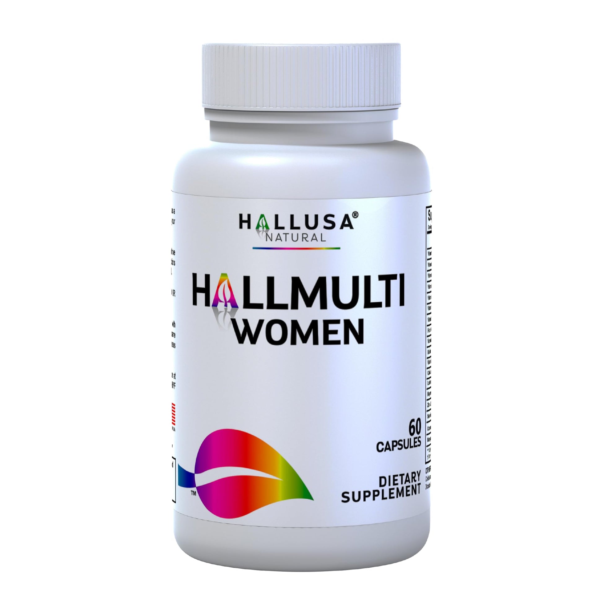 Women’s Multivitamin 18+ Vitamins & Minerals | Biotin, Folic Acid, Zinc, Calcium, Magnesium & Vitamin D | Hair, Skin & Nails Support, Energy Hallusa NaturalUS supplements