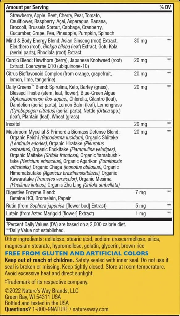 Alive! Once Daily Men's 50+ Ultra - 60 Tablets by Nature's Way Nature's WayAu supplements