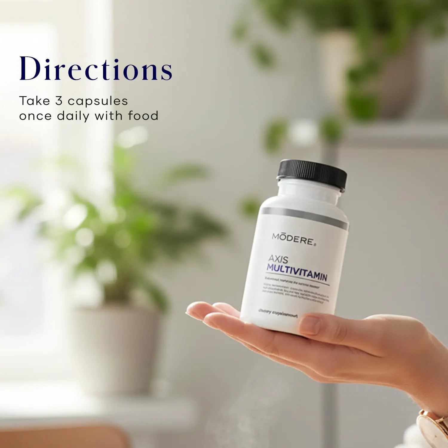 Modere Axis Multivitamin Supplement - Daily Essential Vitamins & Minerals for Overall Health and Wellness Support for Adults Immune - 90 Capsules ModereAu supplements