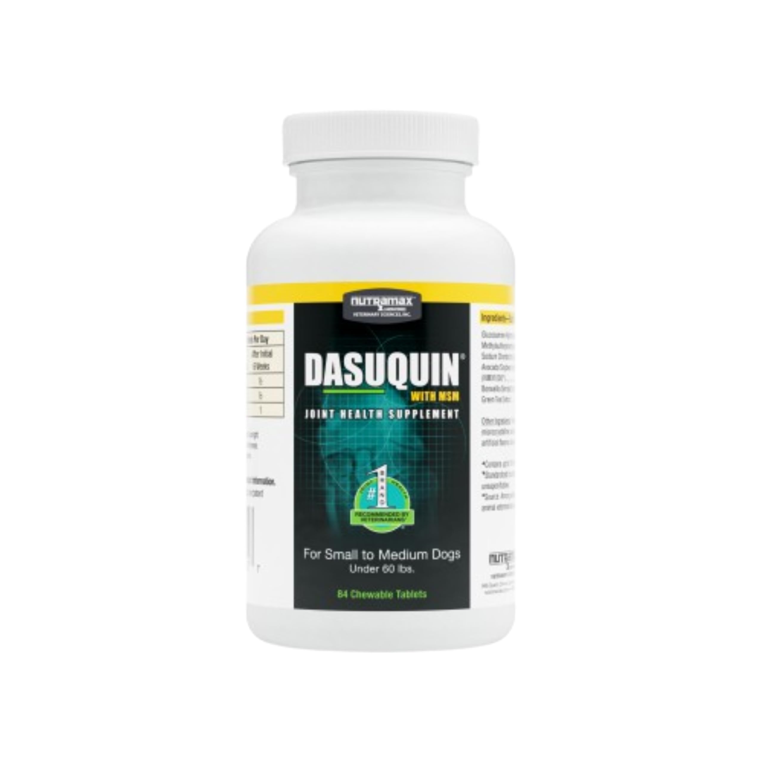 Nutramax Dasuquin for Small to Medium Dogs, Joint Health Supplement, Contains Glucosamine for Dogs, Plus Chondroitin, ASU, MSM and More, Supports Healthy Joints, Chewable Tablets, 84 Count Nutramax LaboratoriesAu supplements