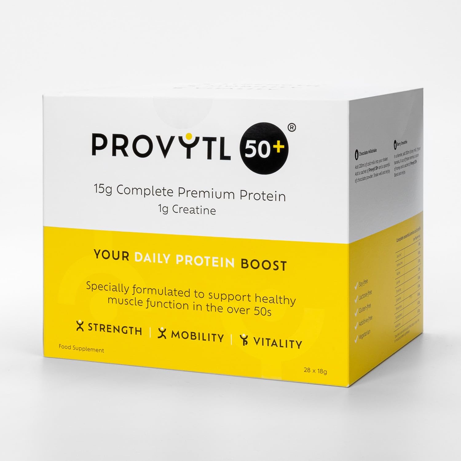 Provytl 50+ - Kick Start Your Protein Journey in 2024-15g Complete Protein and 1g Creatine ProvytlAu supplements