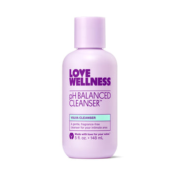 Love Wellness pH Balancing Cleanser | Feminine Vaginal Wash | Fragrance-Free | Vaginal Cleanser for Balanced pH, Intimate Health & Hygiene | Non-Irritating with Aloe Vera for Sensitive Skin | 5 Fl Oz Love WellnessUS supplements
