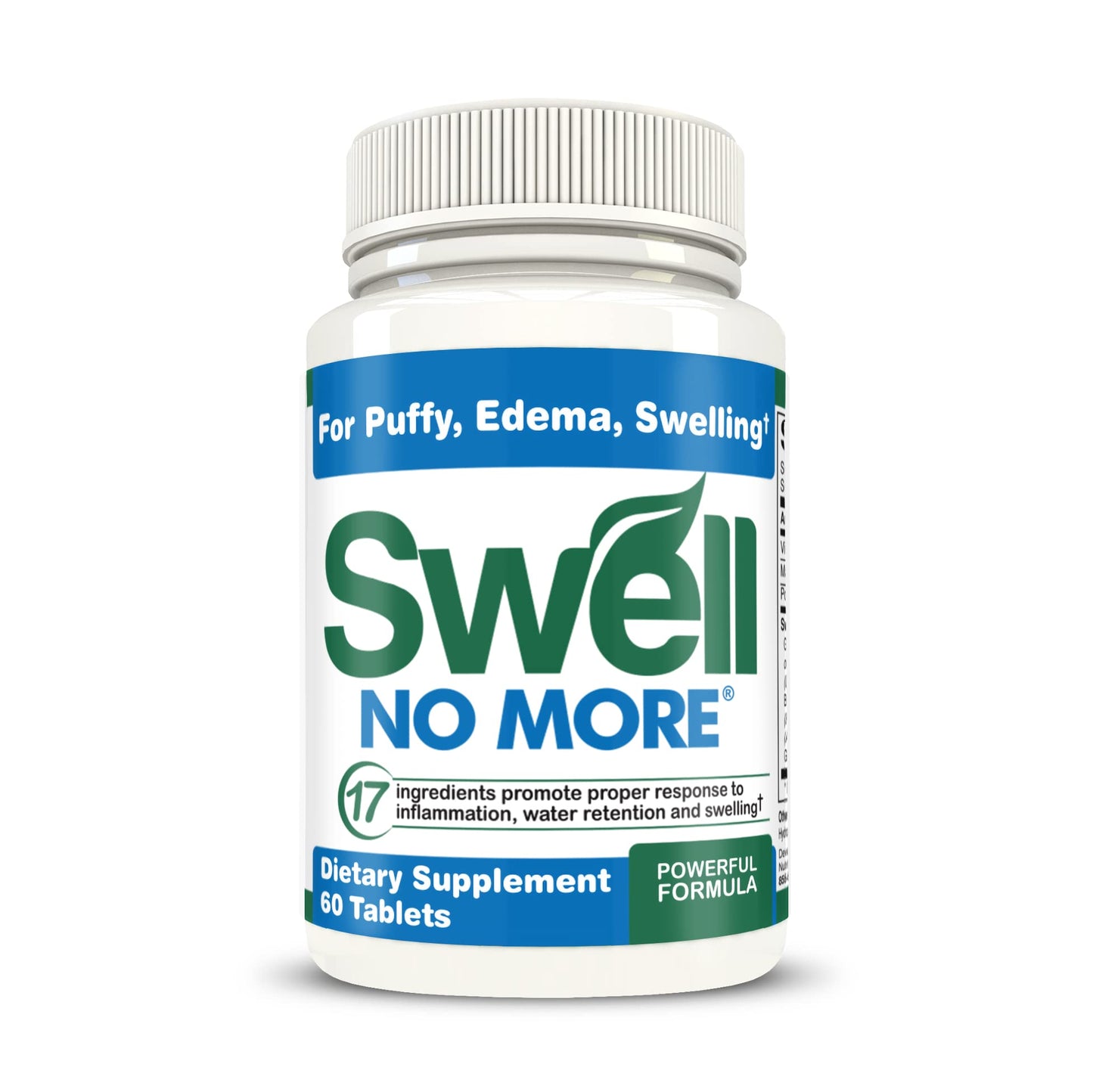 SwellNoMore Pill Natural Diuretic Reduces Edema Swelling, Swollen Feet swell no moreUS supplements