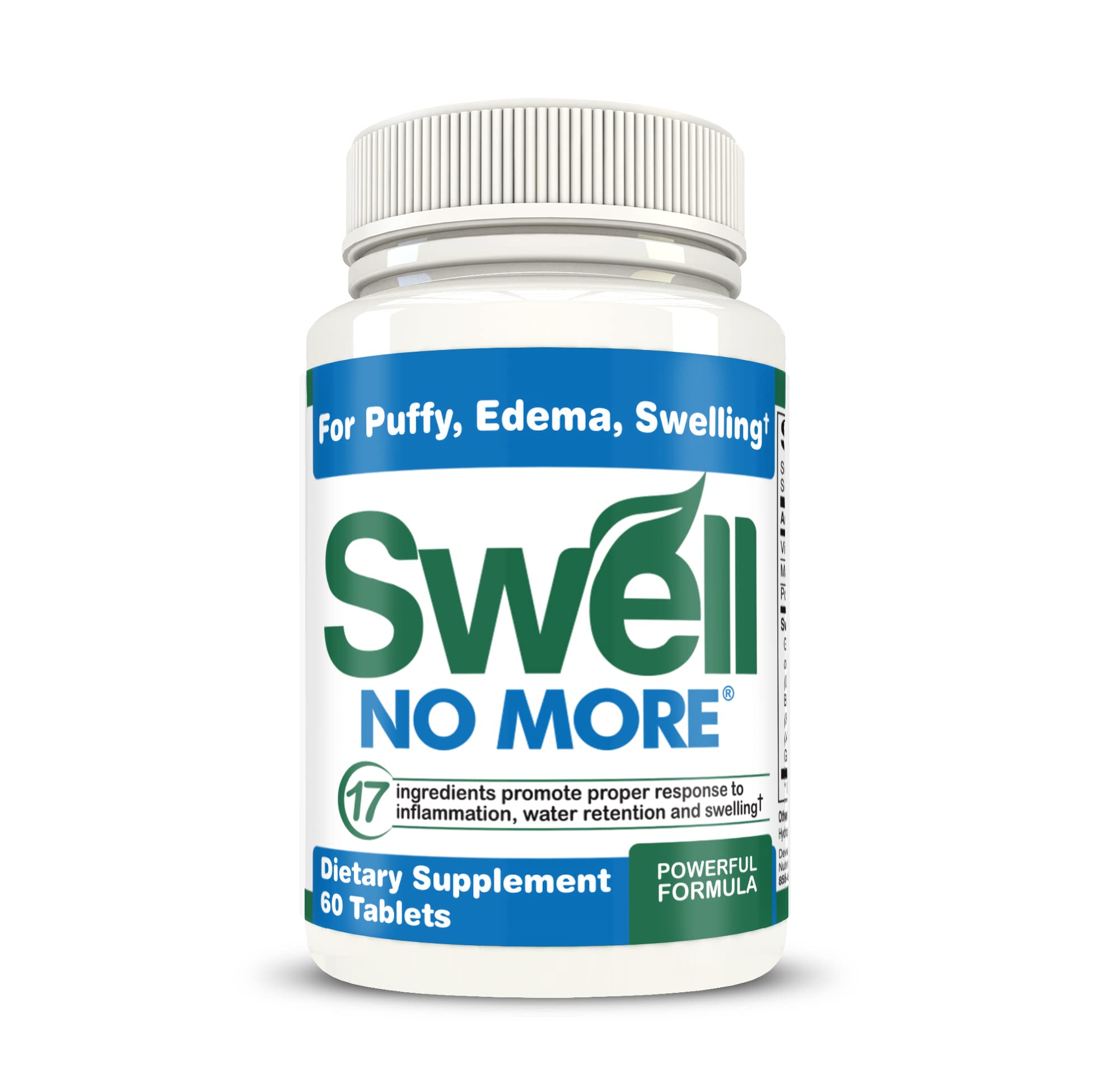 SwellNoMore Pill Natural Diuretic Reduces Edema Swelling, Swollen Feet swell no moreUS supplements