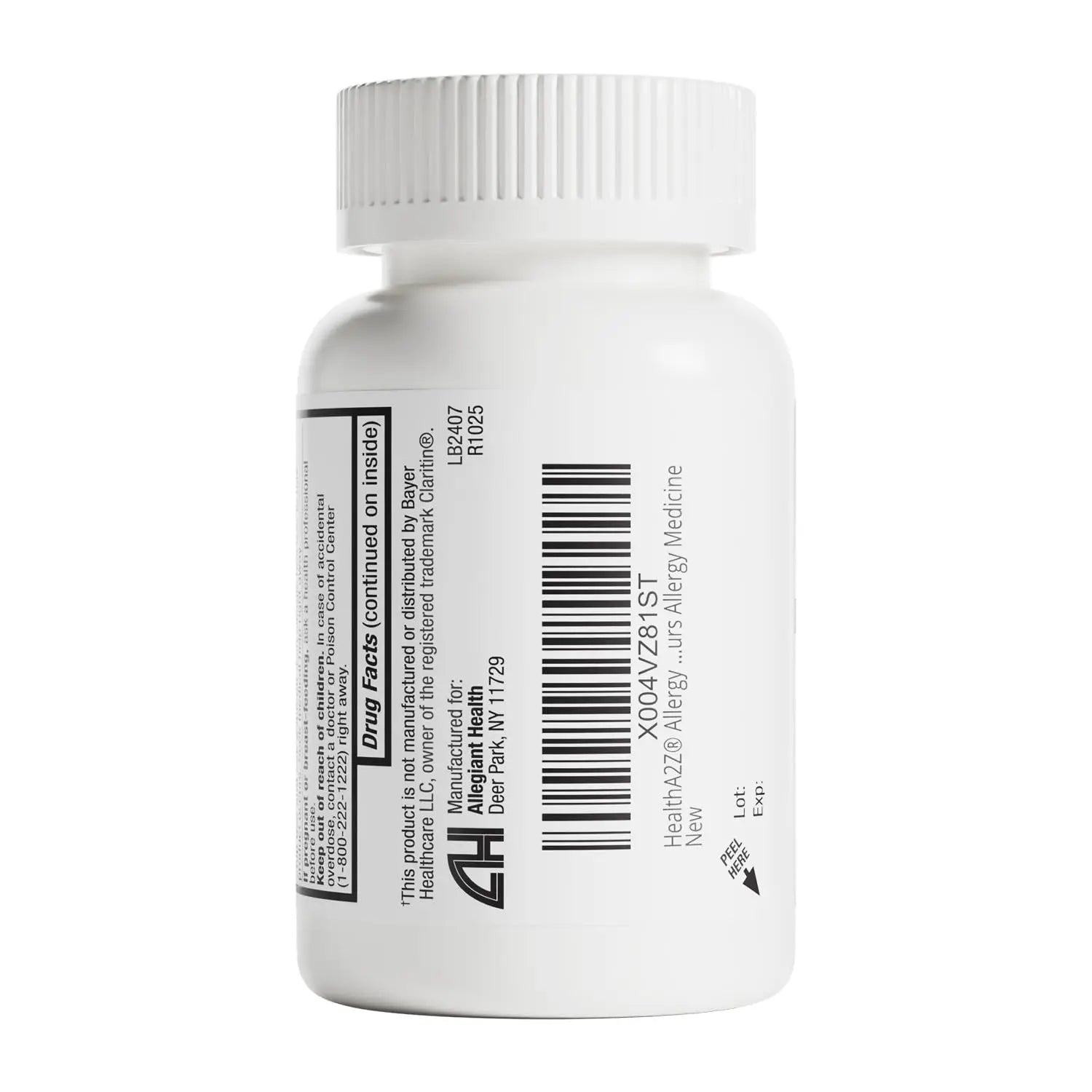 HealthA2Z® Allergy Relief | Loratadine 10mg Antihistamine | 500 Tablets | Dye Free | Relief from Itchy Throat, Sneezing, Runny Noses | 24-Hours Allergy Medicine HealthA2ZAu supplements