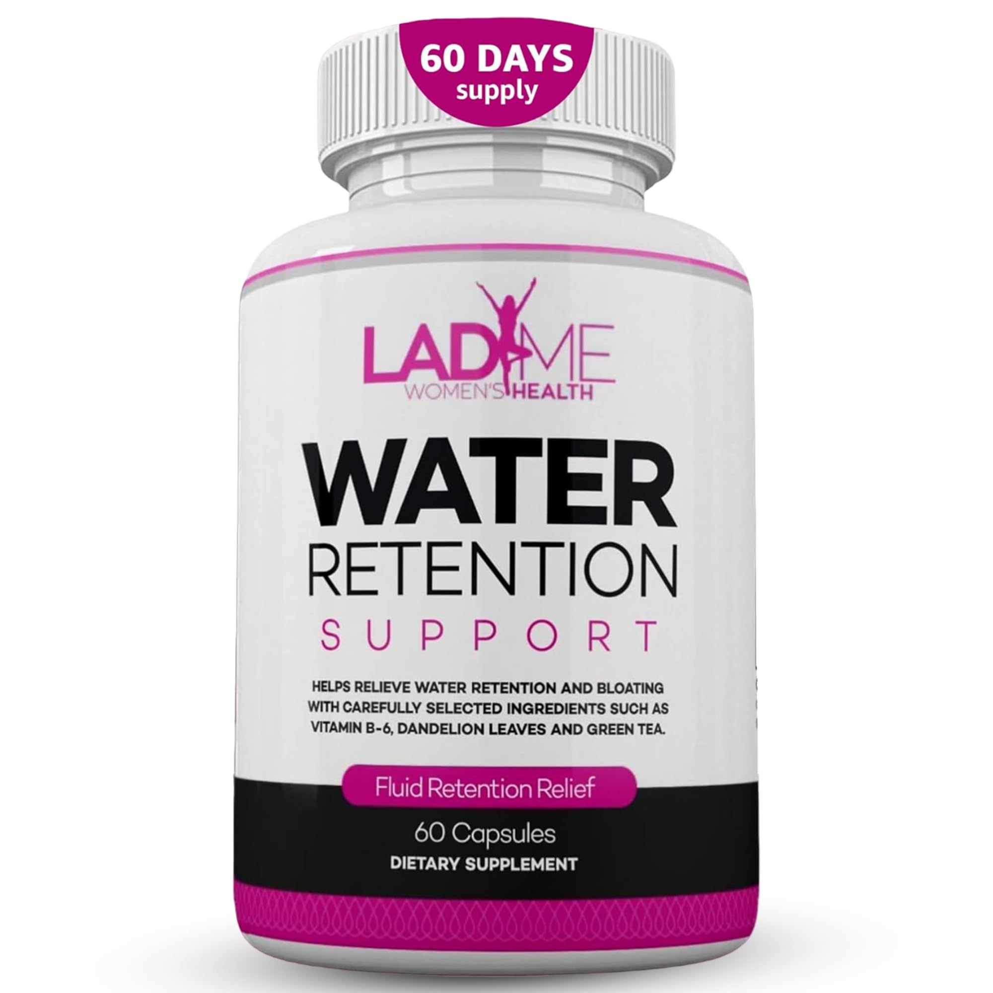 Water Retention Pills for Women Bloating Relief with Vitamin B6, Dandelion & Green Tea Natural LADYME WOMEN'S HEALTHAu supplements