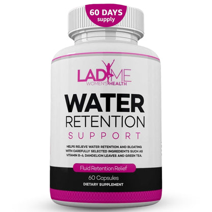 Water Retention Pills for Women Bloating Relief with Vitamin B6, Dandelion & Green Tea Natural LADYME WOMEN'S HEALTHUS supplements