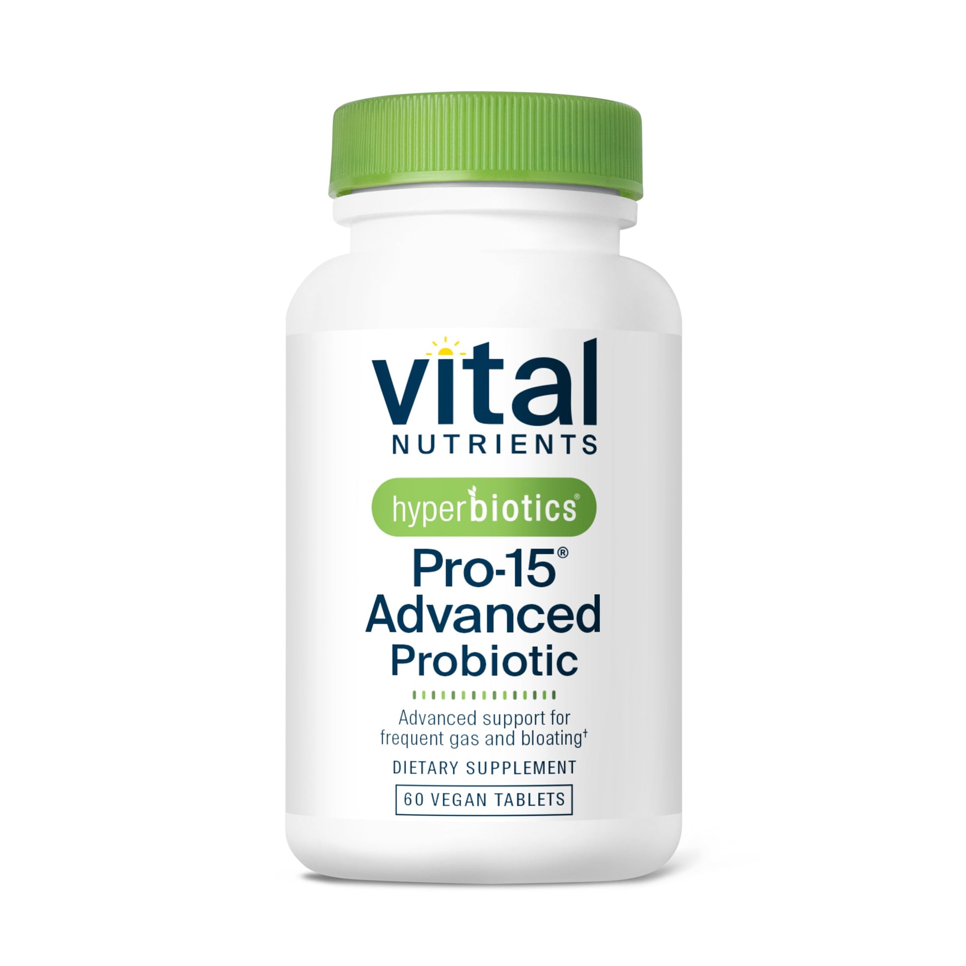 Hyperbiotics Vital Nutrients Pro-15 Advanced Probiotics for Women and Men | 15 Strains + Kiwifruit | Clinically Studied Daily Probiotics for Digestive Health, Gas, & Bloating | 60 Vegan Tablets HyperbioticsAu supplements