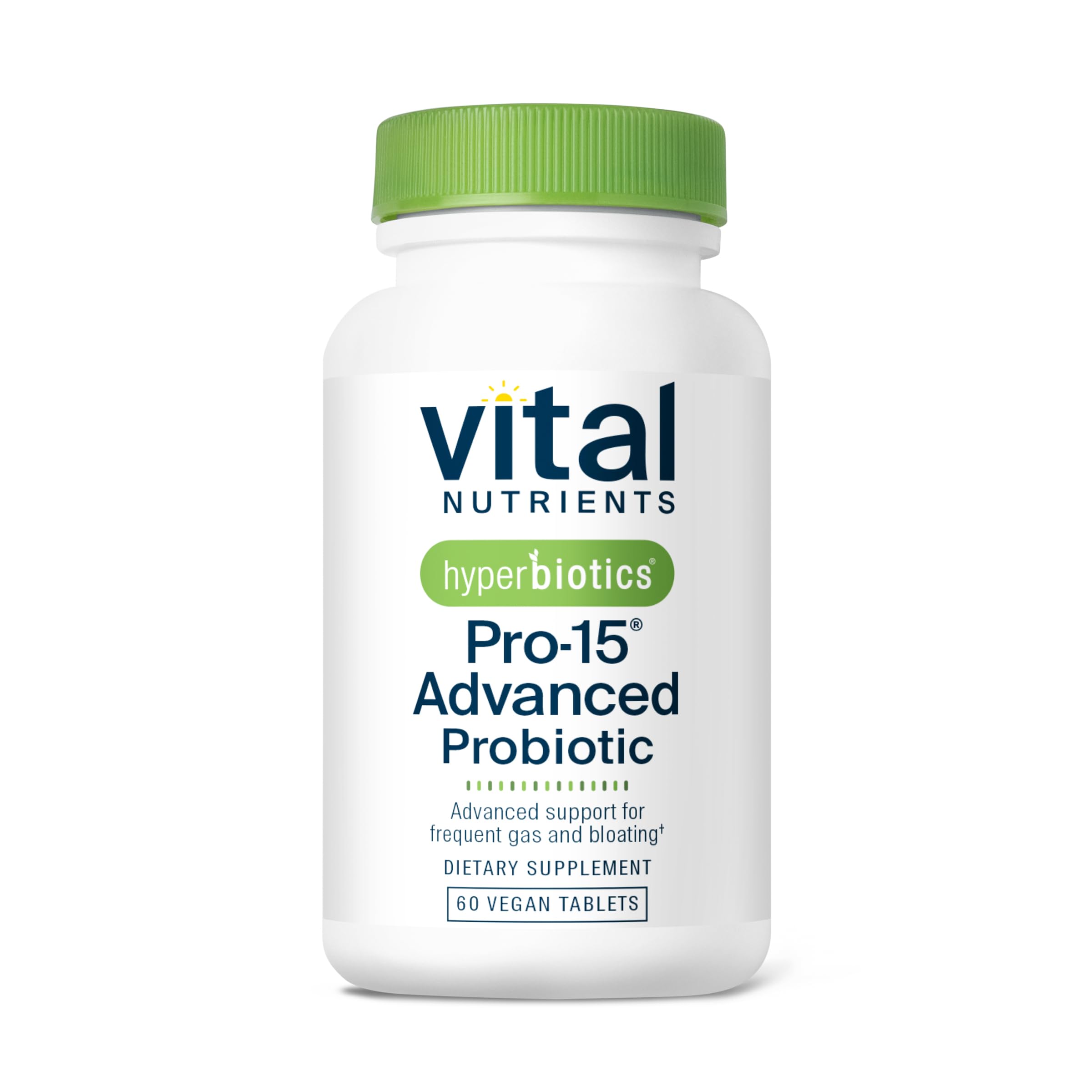 Hyperbiotics Vital Nutrients Pro-15 Advanced Probiotics for Women and Men | 15 Strains + Kiwifruit | Clinically Studied Daily Probiotics for Digestive Health, Gas, & Bloating | 60 Vegan Tablets HyperbioticsAu supplements