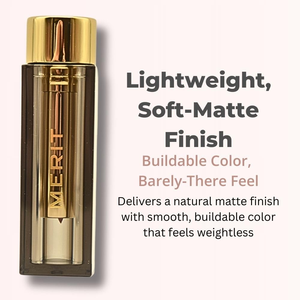 Merit Signature Lip Lightweight Matte Lipstick - 0.10 oz / 3 g (Classic (neutral), standard) MeritAu supplements