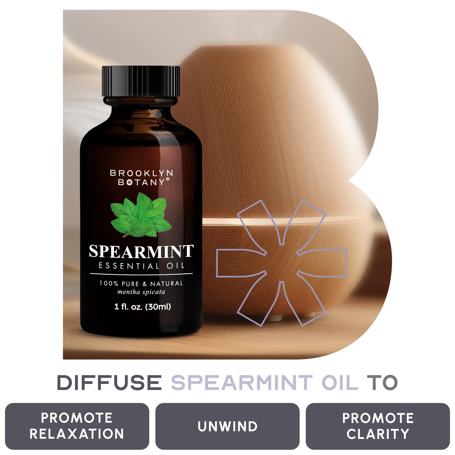 Brooklyn Botany Spearmint Essential Oil – 100% Pure and Natural – Premium Grade Oil Brooklyn BotanyAu supplements