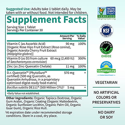 Garden of Life Quercetin Once Daily Immune System Support Garden of LifeUS supplements