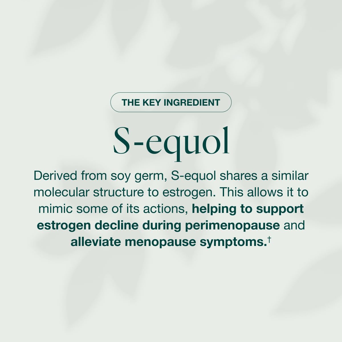 EQUELLE Multi-Symptom Perimenopause & Menopause Relief Relief from Hot Flashes, Muscle Aches & Supports More Sleep. Hormone-Free, Plant-Based S-Equol – 1 Month Supply (60 Tablets) EQUELLEAu supplements
