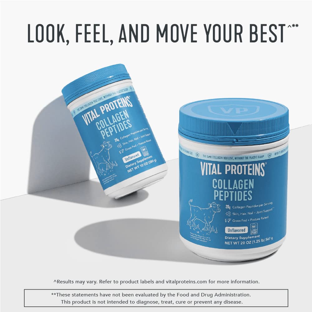 Vital Proteins Collagen Peptides Powder, Promotes Hair, Nail, Skin, Bone and Joint Health Vital ProteinsUS supplements