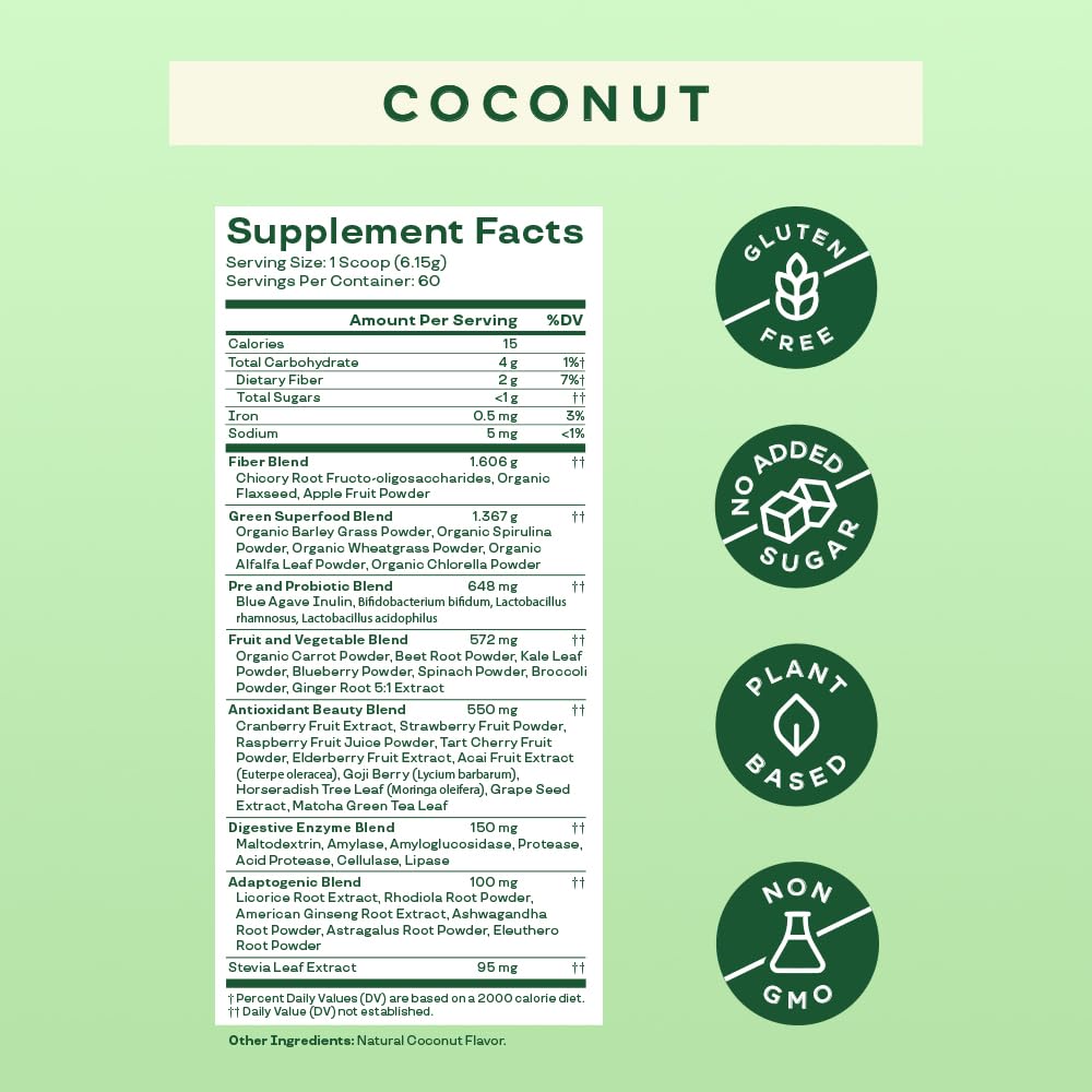 Bloom Nutrition Greens and Superfoods Powder for Digestive Health, Greens Powder Bloom NutritionUS supplements