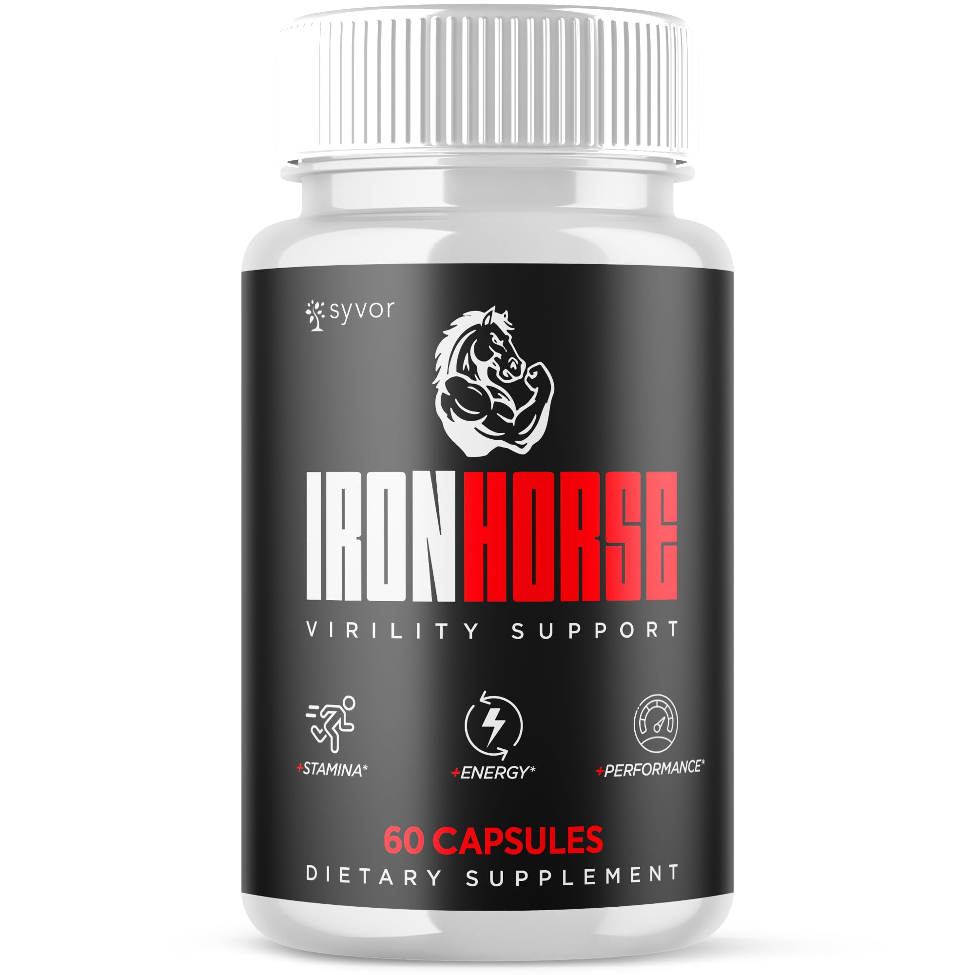 Iron Horse Supplement Pills, Official Iron Horse Pills for Men with All Natural Ingredients, Advanced IronHorse Capsules Designed to Support Health and Wellness with Premium Vitamins (60 Capsules) SyvorAu supplements
