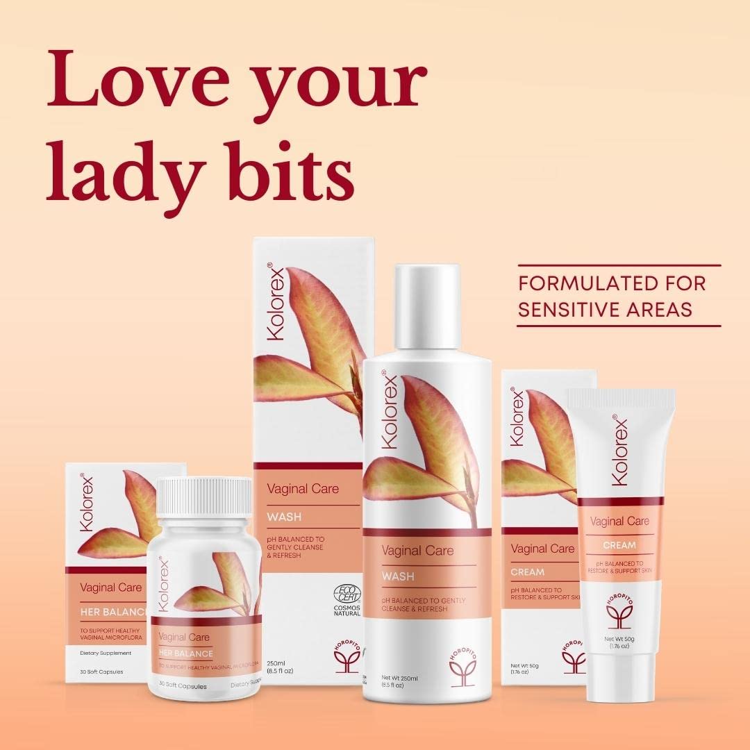 Kolorex® Vaginal CareCream, Natural Herbs soothes Intimate Areas, Replenish Sensitive Skin. KolorexAu supplements
