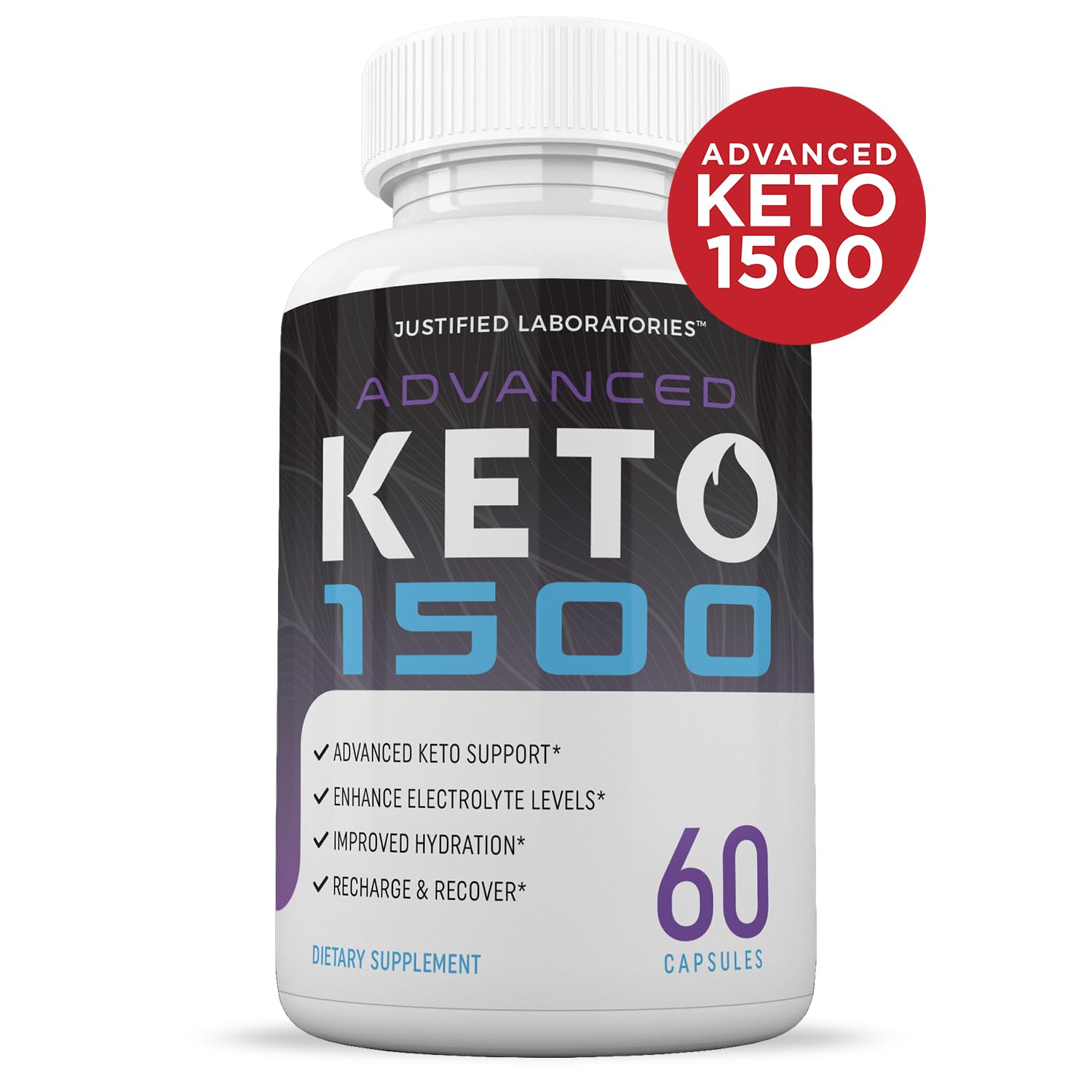 Advanced Keto 1500 Keto Pills 1275MG New & Improved Formula Contains Apple Cider Justified LaboratoriesUS supplements