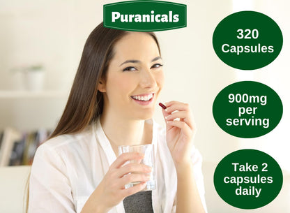 Puranicals Beet Premium 320 Capsules Nitric Oxide Booster | Herbal Supplement | 900 mg PuranicalsUS supplements