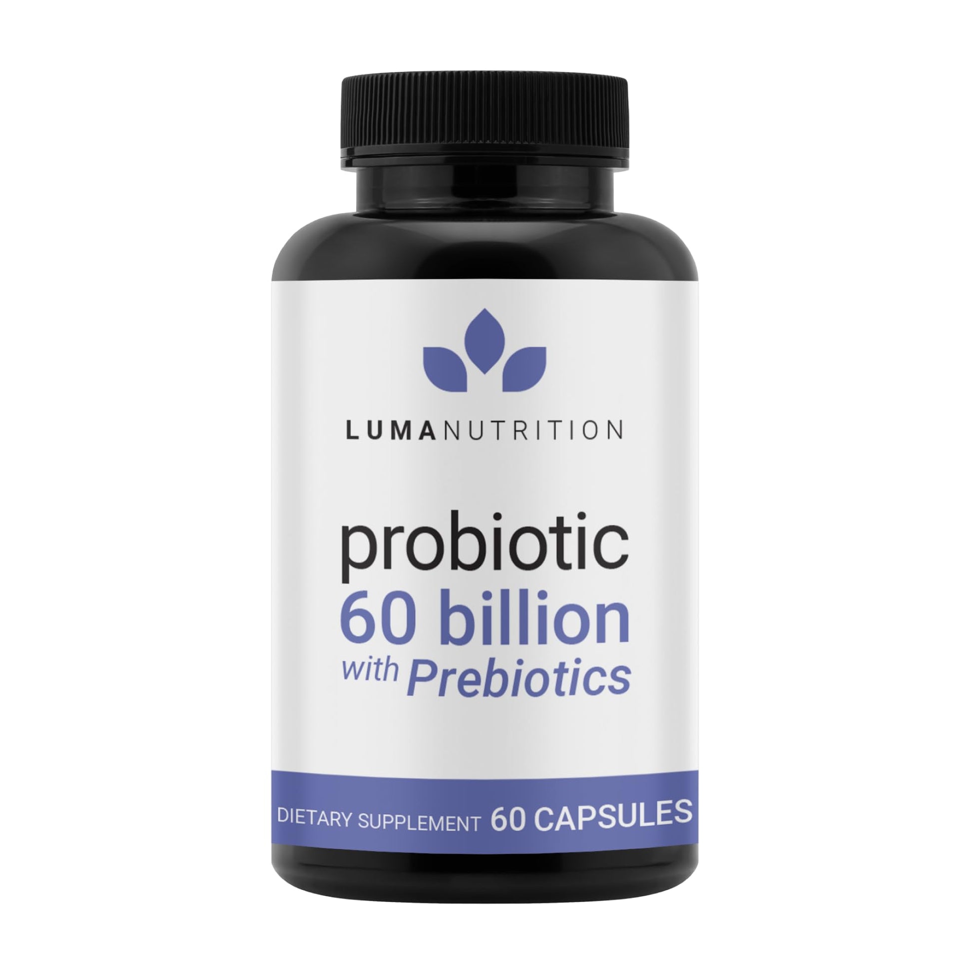 Luma Nutrition Probiotics 60 Billion CFU with Prebiotics - Probiotics for Women and Men - Formulated for Digestive Enzyme Health - Vegan & Gluten-Free - 60 Capsules Luma NutritionAu supplements