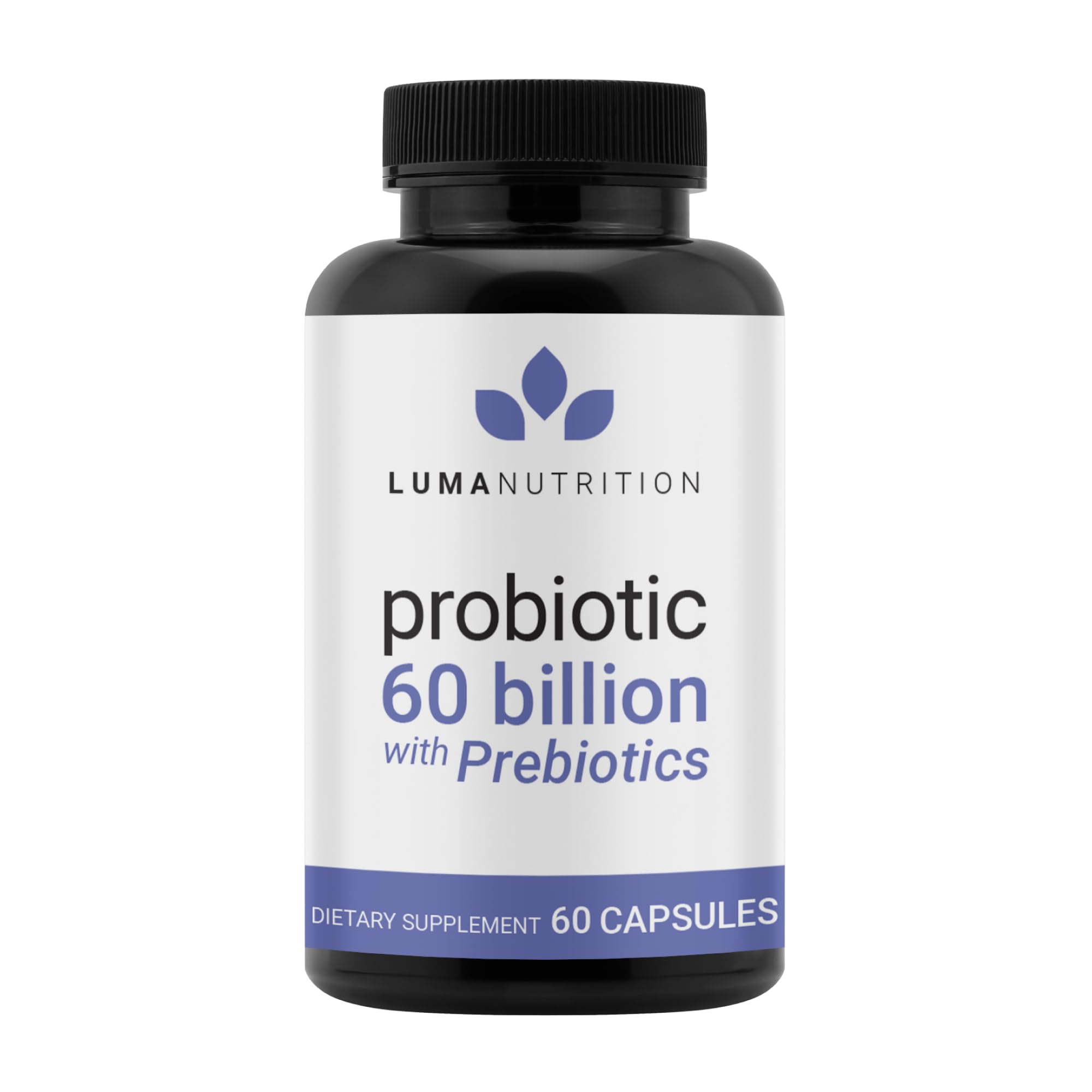 Luma Nutrition Probiotics 60 Billion CFU with Prebiotics - Probiotics for Women and Men - Formulated for Digestive Enzyme Health - Vegan & Gluten-Free - 60 Capsules Luma NutritionAu supplements