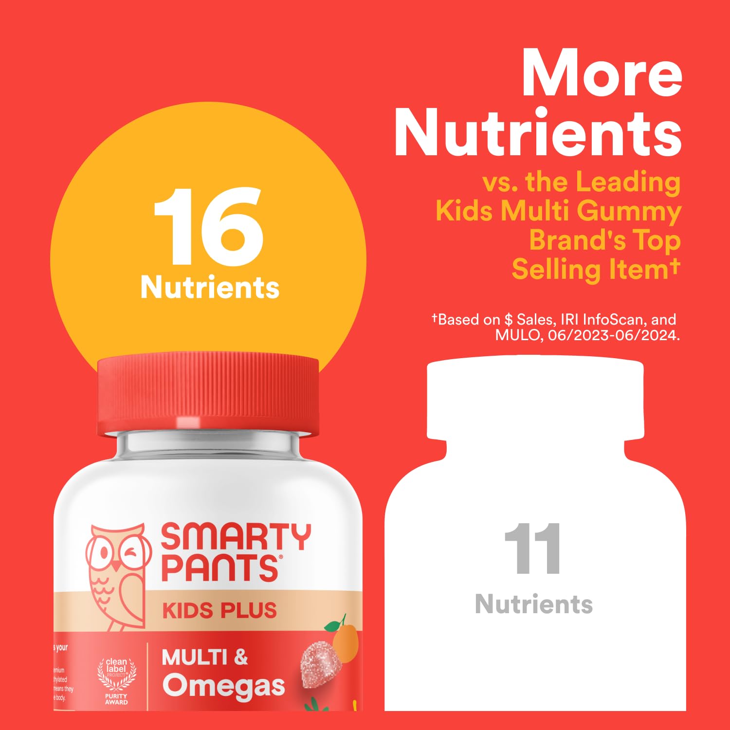 SmartyPants Kids Multivitamin Gummies - Improved Formula: Omega 3 (DHA/EPA), Vitamins D3, C, B12, B6, Vitamin A, K & Zinc SmartyPantsAu supplements