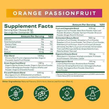 Bloom Nutrition x Mama Karls Super Greens Powder Juice Mix - Probiotics Bloom NutritionUS supplements