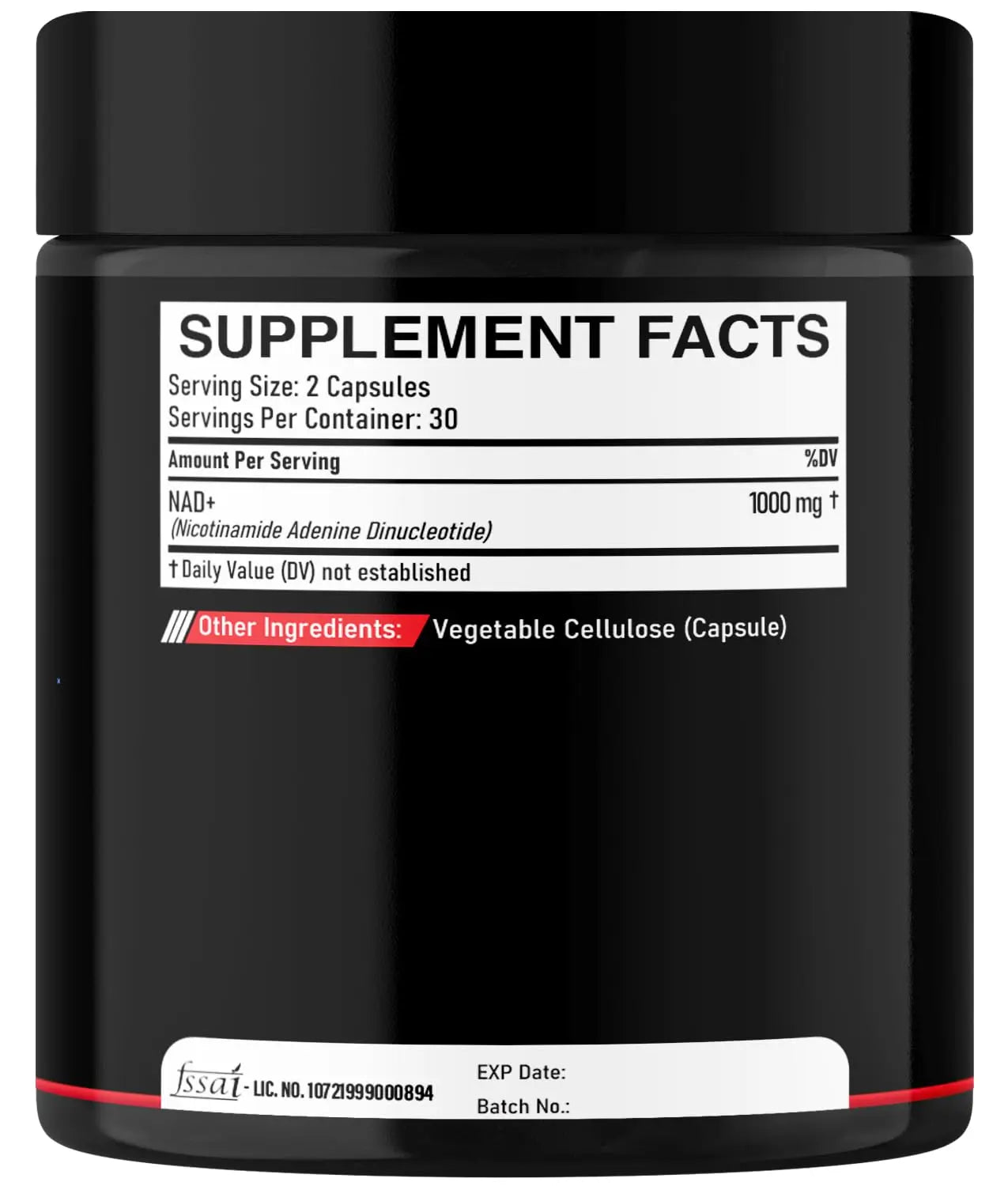 DEDICAD NAD Supplement 1000 mg - Pure NAD Supplement - Energy and DNA Repair, Aging Defense, Brain Function - 60 Capsules DEDICADnz supplements