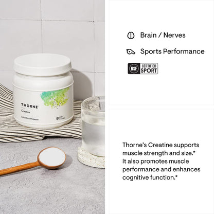 THORNE Creatine - Creatine Monohydrate, Amino Acid Powder - Support Muscles THORNEUS supplements