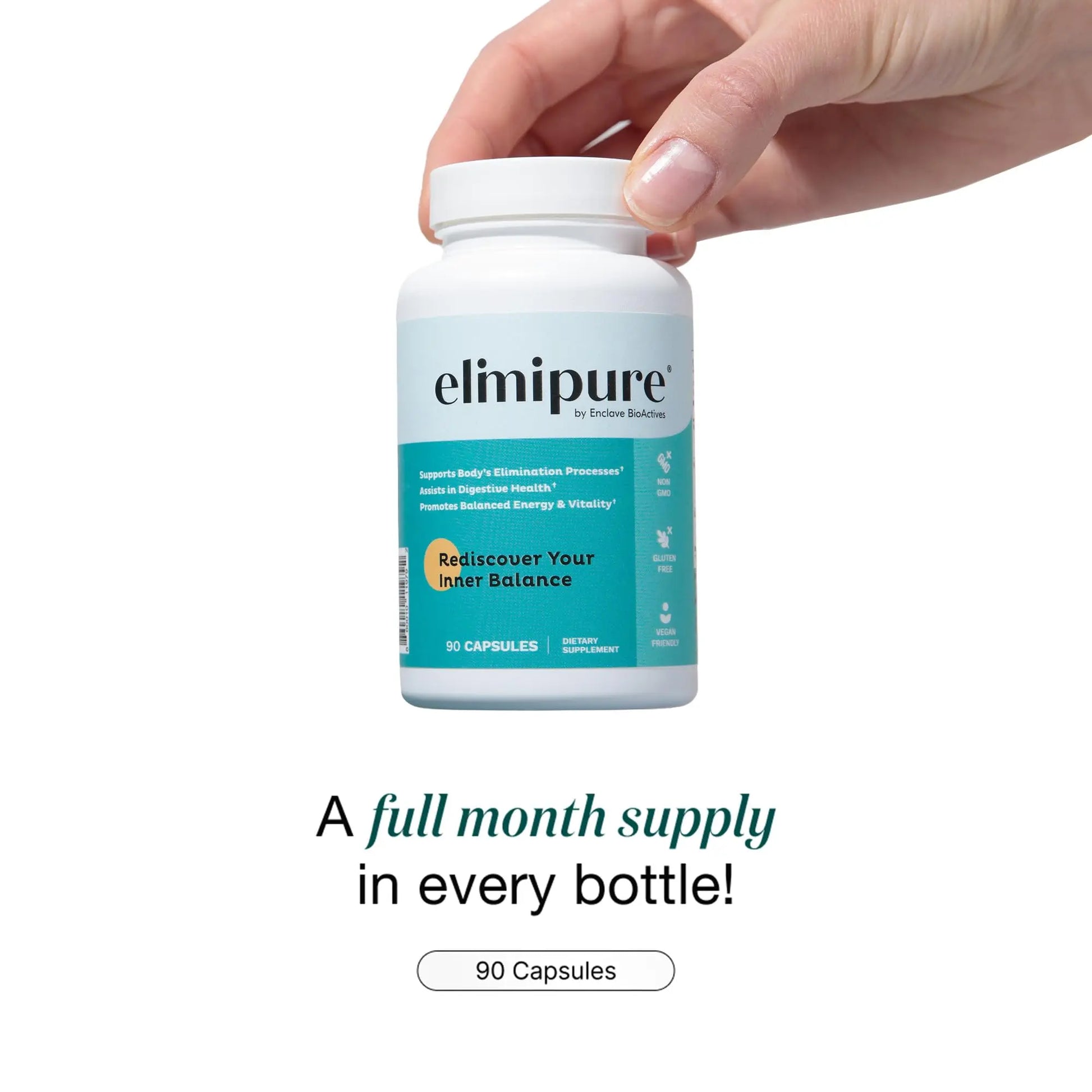 Elimipure Gut Cleanse & Restore Supplement: Natural & Effective Detox Cleanse Capsules | Fortify Your Microbiome | Effortless Morning Stools | Restore Your Gut from the Inside Out Elimipurenz supplements