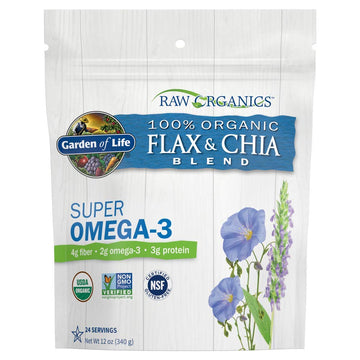 Garden Of Life Raw Organics Organic Flax Meal Plus Chia Seeds, 12 Ounce Garden of LifeAu supplements