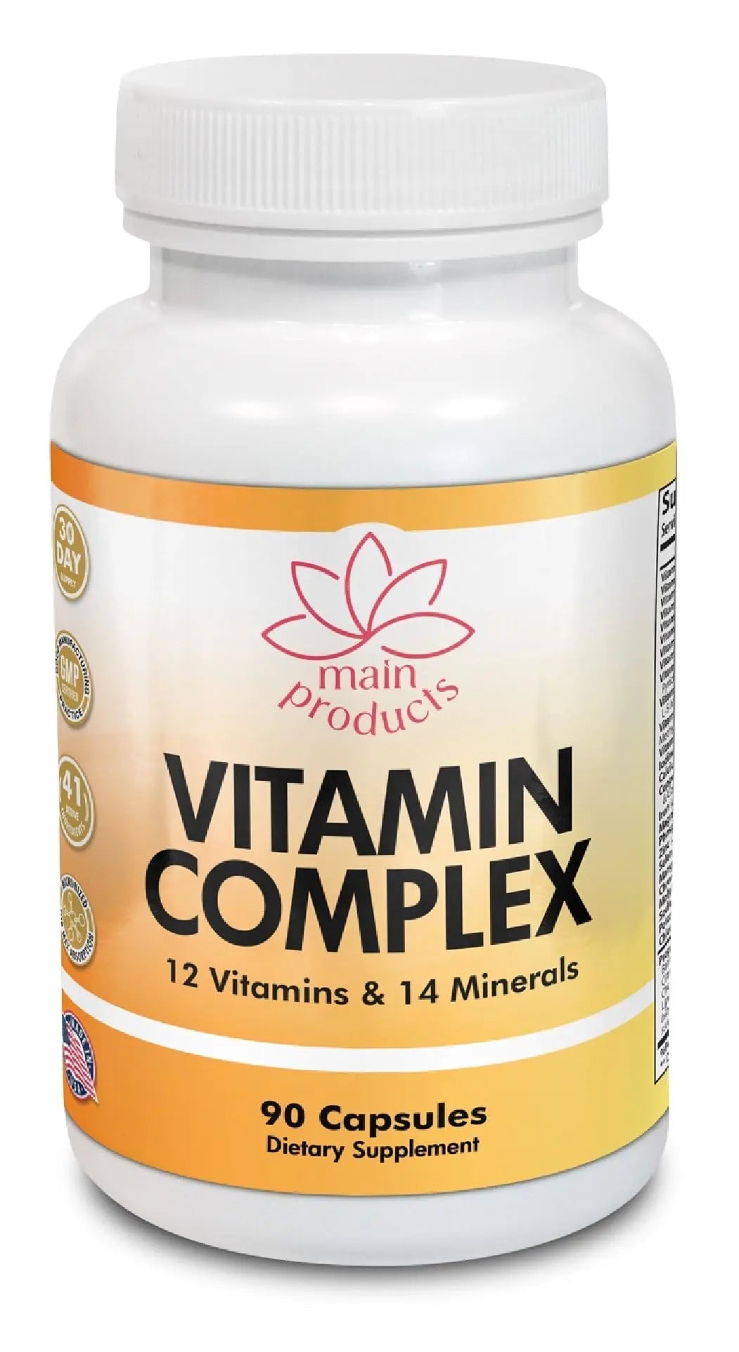 Vitamin Complex Multivitamins and Multiminerals - 12 Vitamins and 14 Minerals, Vitamin A C D3 E B1 B2 B3 B5 B6 B9 B12 H and Minerals Main ProductsAu supplements
