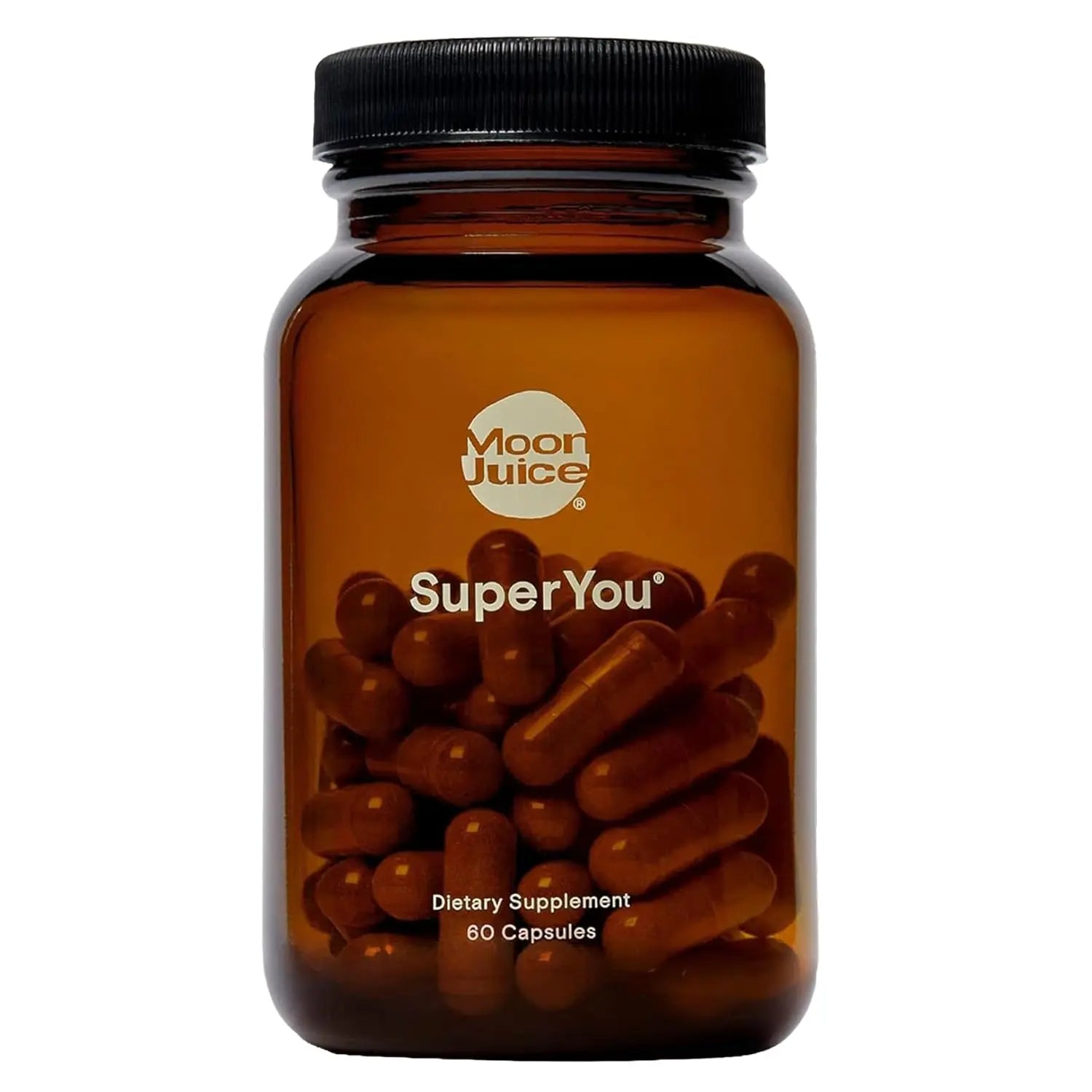 Moon Juice SuperYou Ashwagandha Supplements with Rhodiola, Shatavari & Amla - Cortisol Reducer for Energy, Mood, Focus and Stress Support, Vegan, Non-GMO & 100% Traceable, 60 Capsules, 30 Servings Moon JuiceAu supplements