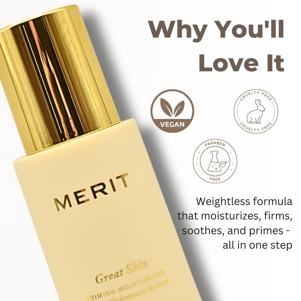 Merit Great Skin Priming And Firming Moisturizer With Peptides And Hyaluronic Acid MeritAu supplements