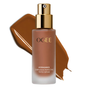 Ogee Complexion Perfecting Liquid Foundation - Lightweight Tinted Moisturizer For Face (Spruce 12.75N - Deep, Bronze Undertones) - with Vitamin C & Jojoba Oil - Certified Organic & Made in USA OgeeAu supplements