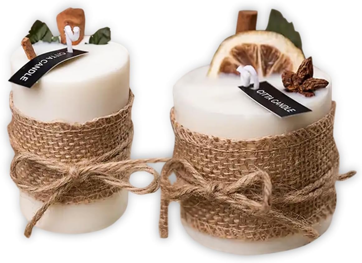 Scented Candles, Natural Soy Wax with Essential Oils, 8 Oz - Long-Lasting Aroma, Aromatherapy Candles GenericAu supplements