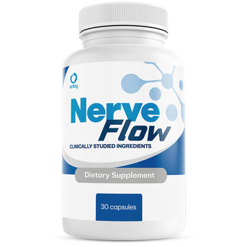 Orby NerveFlow – Natural Daily Wellness Supplement with Magnesium, Turmeric & CoQ10 – Non-GMO, GMP Certified, Made in USA – 30 Capsules, 1 Month Supply OrbyAu supplements