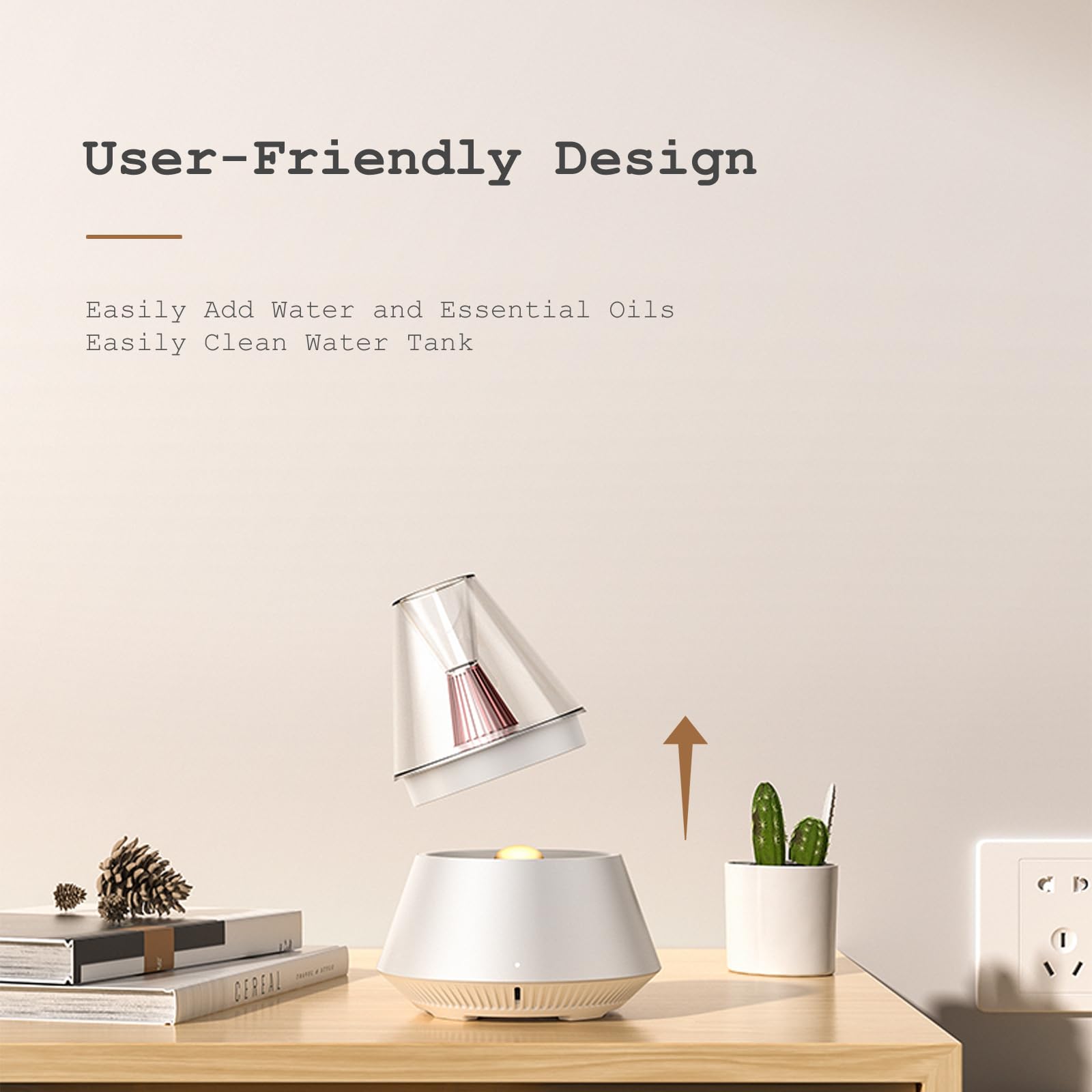 TriPro Essential Oils Aroma Diffuser,Portable Humidifier with Cool Mist and Warm Light Effect,Remote Control TriProCAu supplements