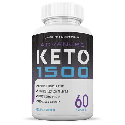 Advanced Keto 1500 Keto Pills 1275MG New & Improved Formula Contains Apple Cider Justified LaboratoriesUS supplements