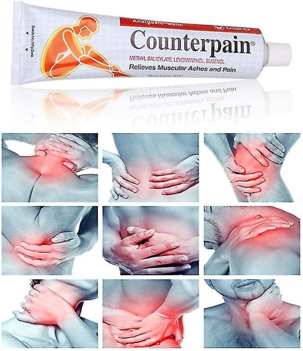 Counterpain® Warm Balm for Temporary Relief of Minor Muscular Aches and Pain, Methyl Salicylate, Levomenthol, Eugenol, Made in Indonesia CounterpainAu supplements