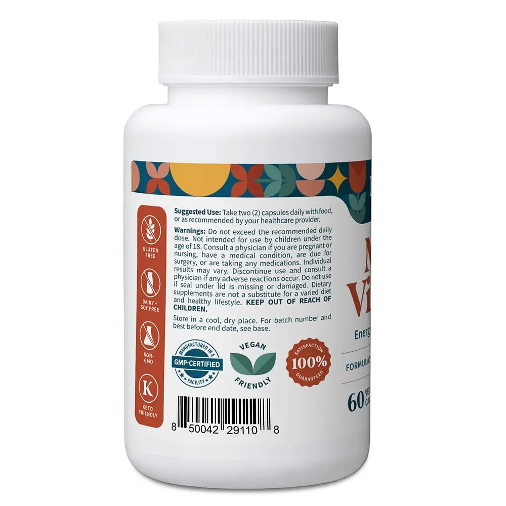 Pattern Wellness Multivitamin for Men & Women – Vitamin A, B, C, D, E – Supports Energy & Wellness – Whole Body Health Pattern WellnessAu supplements