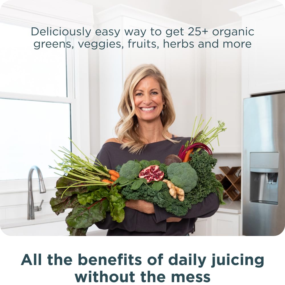 Ancient Nutrition SuperGreens Powder with Probiotics, Organic Berry Flavor Greens, Made from Real Fruits, Vegetables and Herbs, Digestive and Energy Support, 25 Servings, 6.7oz Ancient NutritionAu supplements