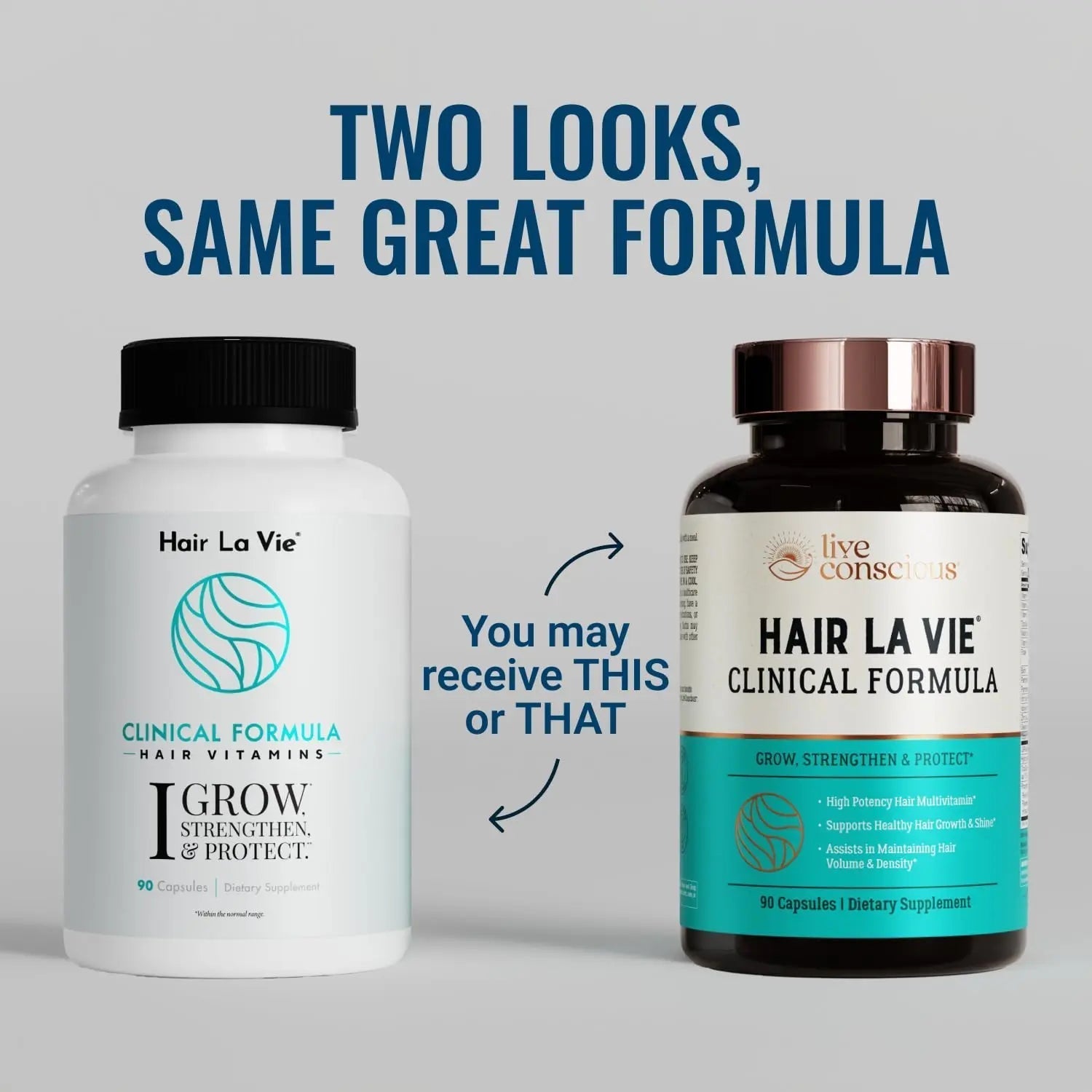 Hair La Vie Live Conscious Clinical Formula Hair Growth Vitamins for Women and Men w/Biotin, Collagen & Saw Palmetto (Pack of 1) Hair La VieAu supplements