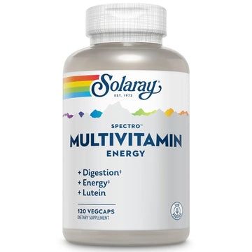 SOLARAY Spectro Energy Multivitamin for Women and Men - Cellular Energy, Digestion, Eye Health and Immune Support SOLARAYAu supplements