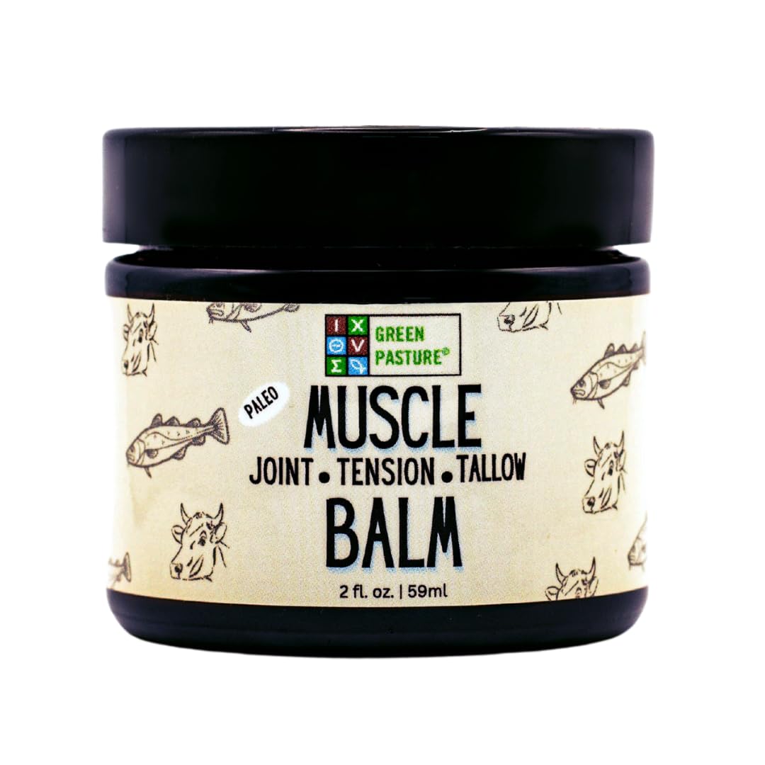 Green Pasture Muscle Balm (Muscle Balm, 2, Fl Oz), Cream Green PastureAu supplements
