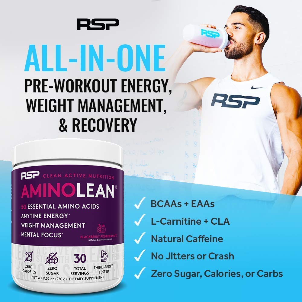 RSP NUTRITION TrueFit Protein Powder (Chocolate 2 LB) with AminoLean Pre Workout RSP NUTRITIONUS supplements