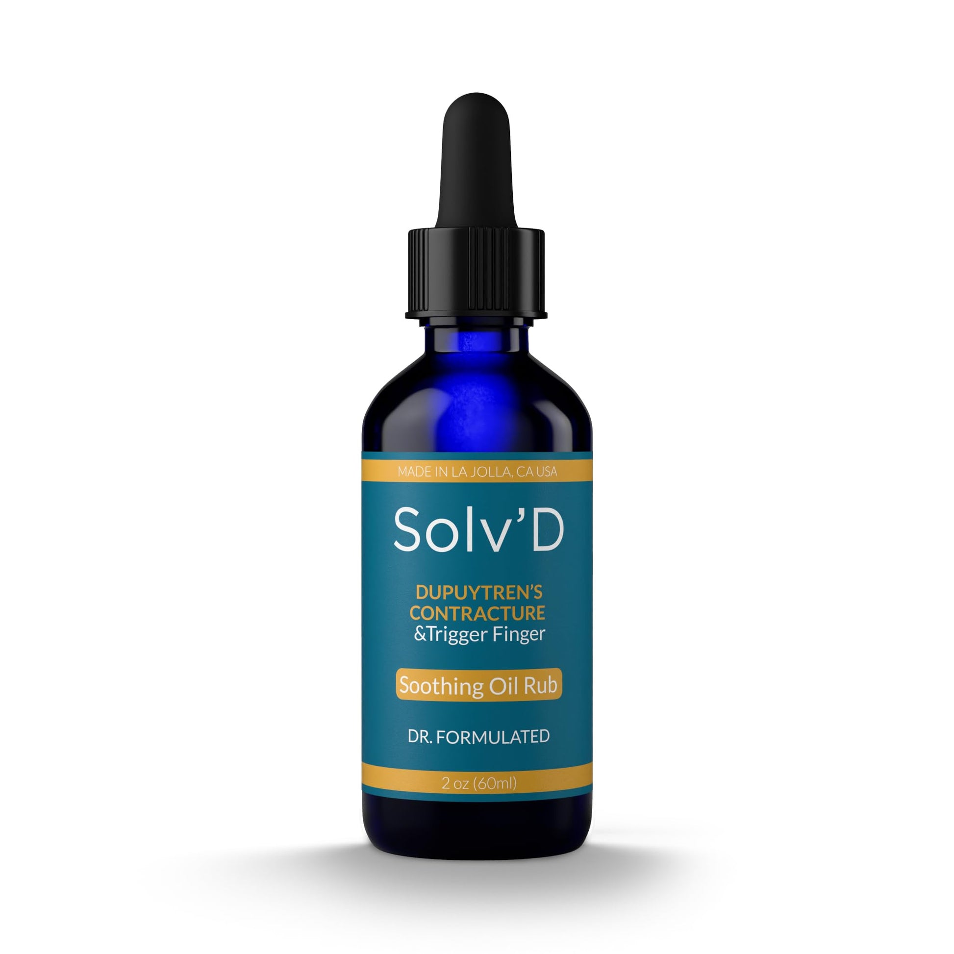 SOLV'D – Natural Relief for Dupuytren’s Contracture | A Powerful Blend of Mixed Tocopherols, Rose Hips, and DMSO, Reduces Scarring and restores Flexibility. Also for Gamer’s Thumb & Trigger Finger! SOLV'DAu supplements